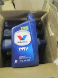 lot 159 image: 1 case of valvoline type F transmis...