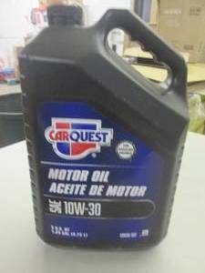 lot 161 image: gallon of carquest 10w-30 motor oil...