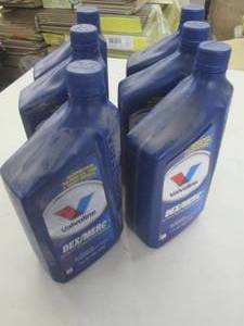 lot 206 image: 6 quarts of valvoline dexmerc...