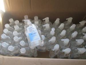 lot 218 image: mixture of 45 8 and 12 oz bottles o...