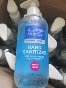 lot 224 image: 12-8floz bottles of hand sanitizer ...