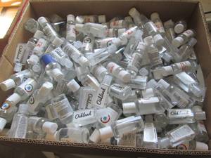 lot 233 image: box of 1 and 2floz bottles of hand ...
