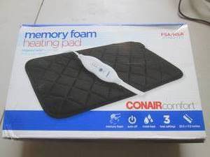 lot 239 image: memory foam heating pad ...