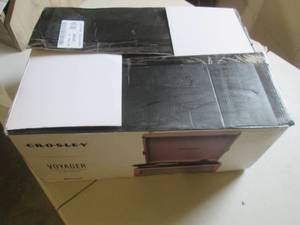 lot 240 image: crosley voyager 3-speed turn table ...