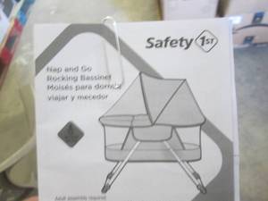 lot 242 image: nap and go rocking bassinet ...