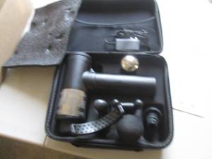 lot 248 image: NHT massage gun with 6 attachments ...
