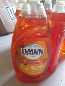lot 258 image: 7-28floz bottles of dawn antibacter...