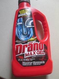 lot 264 image: 10-32floz bottles of drano max gel ...