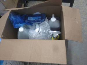 lot 267 image: box of cleaners please see pictures...