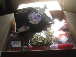 lot 279 image: box of fall stuff ...