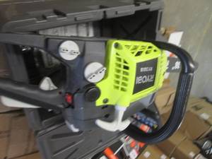 lot 295 image: ryobi 3818 18 inch chainsaw with ca...