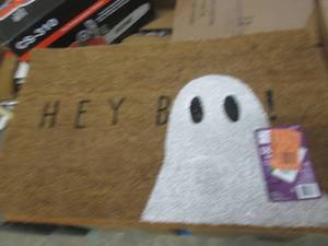 lot 300 image: 18 x 30 hey boo door mat ...
