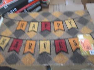 lot 304 image: 18 x 30 happy harvest door mat ...