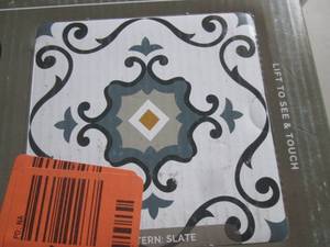 lot 316 image: 7 packages of retro tiles peel and ...