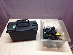lot 91 image: Ammo Box & Gun Locks