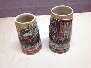 lot 93 image: Budweiser Steins