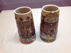 lot 95 image: Budweiser Steins