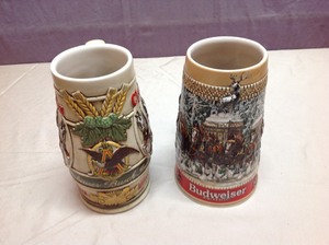 lot 96 image: Budweiser Steins