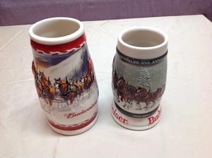 lot 97 image: Budweiser Steins