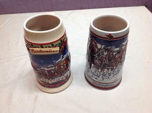 lot 98 image: Budweiser Steins