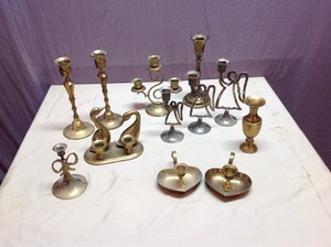 lot 50 image: Candleholders