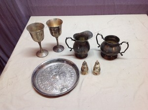 lot 51 image: Silver Plated Items