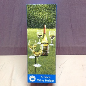 lot 57 image: 5 Piece Wine Holder