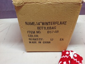 lot 59 image: Case of 12 14 Bottlebags