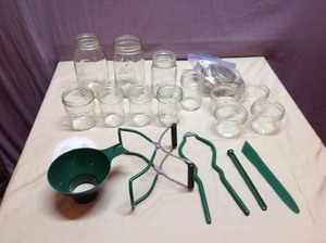 lot 23 image: Canning Jars and Supplies
