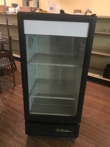 lot 1 image: True Glass Door Refrigerator