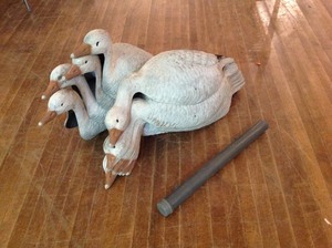lot 103 image: Goose Decoys