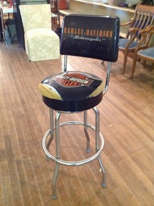 lot 111 image: Harley-Davidson Swivel Stool