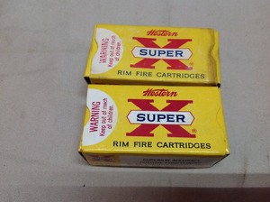 lot 168 image: 2 Boxes Winchester 22 Long Rifle Shells