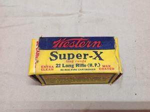 lot 175 image: Western Super X 22 Long Rifle Hollow Point