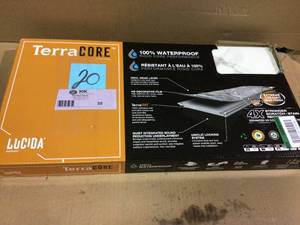 lot 20 image: TerraCore Calacatta 12 in. W x 24 in. L Click-Lock Luxury Vinyl Tile (16 sq. ft.case) Customer Returns See Pictures 