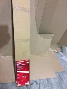 lot 31 image: 8 in. x 55 in. Slat Wall Panel Starter Kit (8-pieces) by Husky Customer Returns See Pictures 