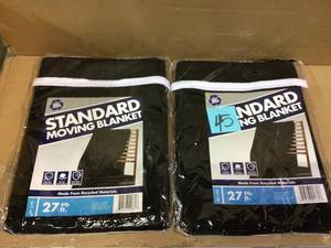 lot 45 image: 54 in. L x 72 in. W Standard Moving Blanket by Pratt Retail Specialties Shop the Collection Customer Returns See Pictures 