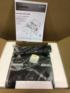 lot 48 image: 1 Gal. Portable Electric-Powered Silent Air Compressor by Husky Customer Returns See Pictures 