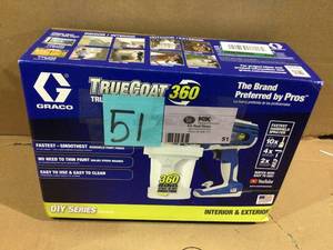 lot 51 image: TrueCoat 360 Airless Paint Sprayer Customer Returns See Pictures 