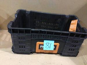 lot 81 image: 22 in. Pro Box, Black by RIDGID in good condition 