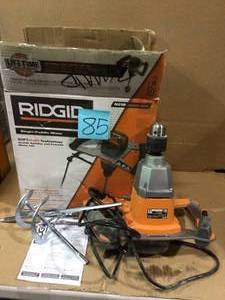 lot 85 image: Single-Paddle Mixer by RIDGID   USED Customer Returns See Pictures 