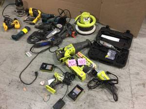 lot 103 image: Lot of assorted Tools various kinds and conditions customer returns see pictures
