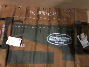 lot 8 image: Pro 14 in. 40-Pocket Wrench Roll by BUCKET BOSS Customer Returns See Pictures 