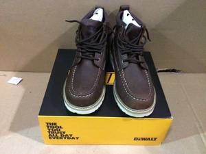 lot 10 image: Mens Canton 6 Work Boots - Soft Toe - Walnut Pitstop Size 10.5(W) by DEWALT Customer Returns See Pictures 