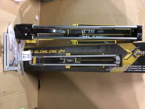 lot 11 image: 24 in. Professional Slimline Tile Cutter by QEP Customer Returns See Pictures 