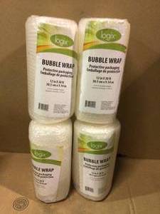 lot 27 image: Bubble Wrap (4-Pack) by Unbranded Customer Returns See Pictures 