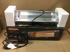 lot 36 image: Heat Storm HS-1500-OTR Tradesman 1500 Outdoor Infrared Heater Customer Returns See Pictures 