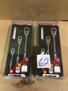 lot 62 image: 144-Tooth Ratchet Set (3-Piece) by Husky Customer Returns See Pictures 