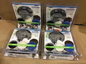 lot 83 image: Versa 4-Volt Cordless Lithium-Ion Power Scrubber Cleaning Tool by Dremel Customer Returns See Pictures 