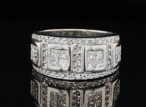 1.50 Carat Higher Grade Diamond Ring 14k White Gold $4500 Retail